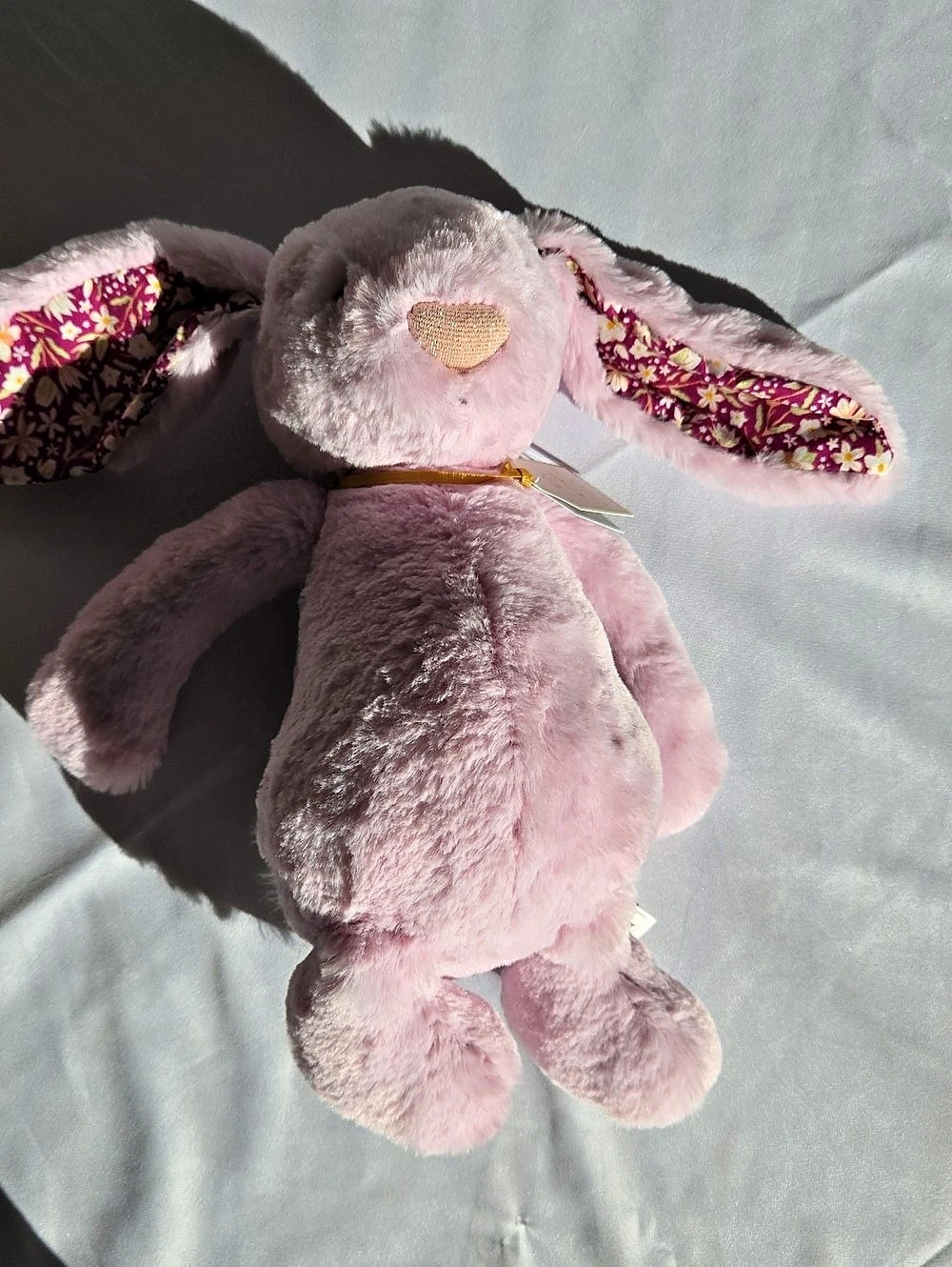 Jellycat Thistlepop Blossom Luxe Bunny Pink Purple Floral Bunny NWT - Picture 2 of 11